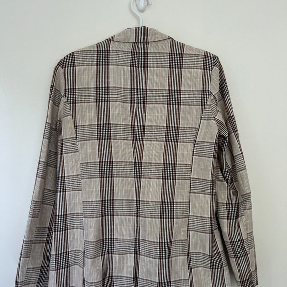 Vero Moda Lightweight Plaid Blazer - Picture 2 of 4